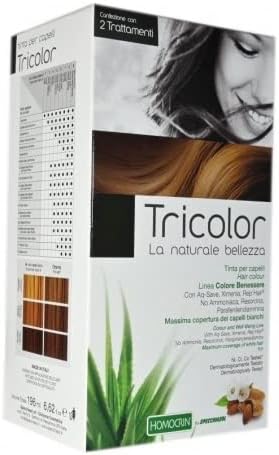 Home use hair dye light copper brown