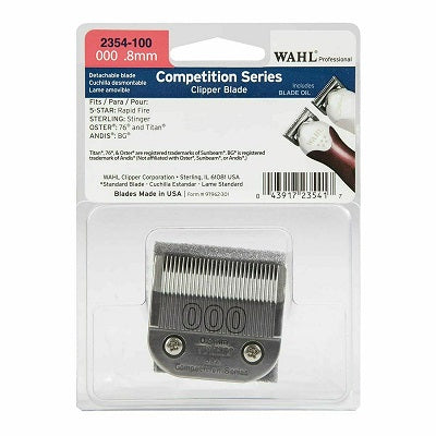 Wahl Competition Series Clipper Blade 2354-100 - 000.8mm