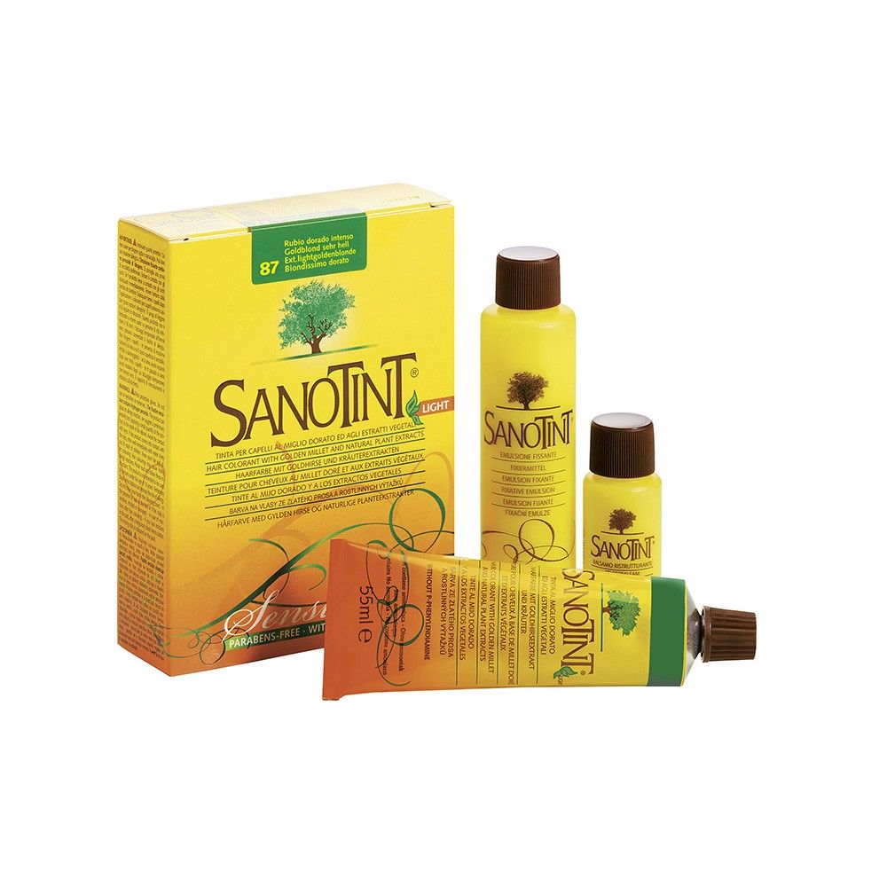 87 Sanotint Sensitive/Light - Extra Light Golden Blonde Hair dye